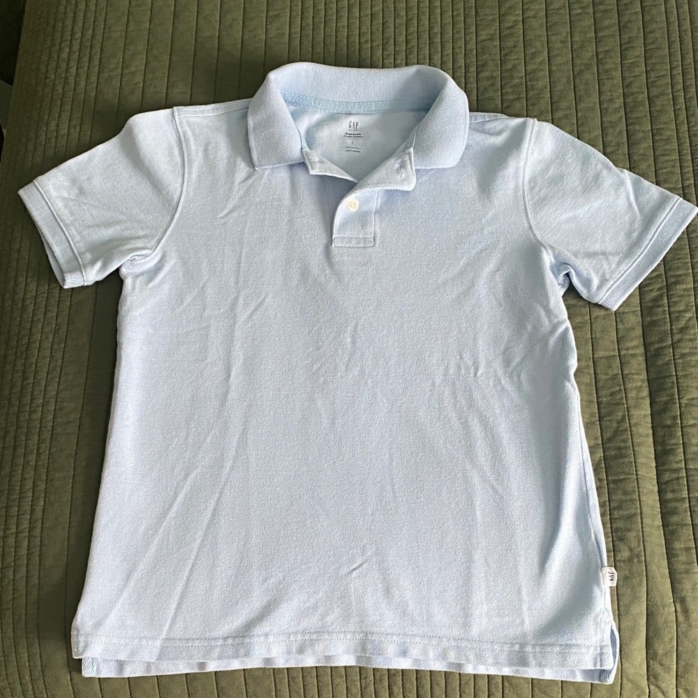 Organic Cotton Light Blue Polo
